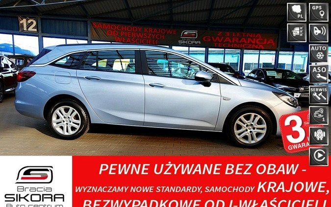 samochody osobowe Opel Astra cena 56899 przebieg: 152000, rok produkcji 2019 z Rydułtowy